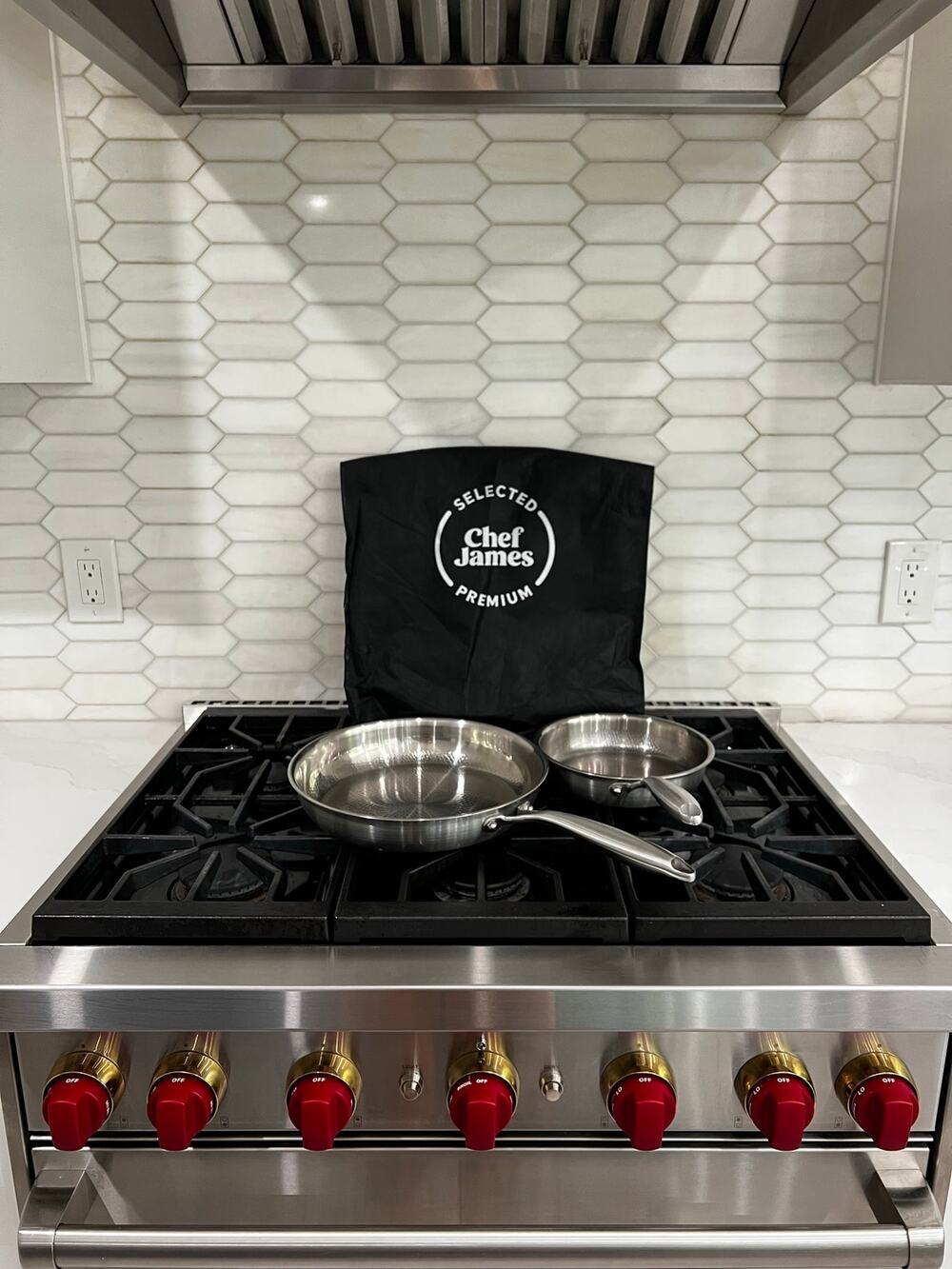 Titanium Pans -Titanium Signature Pan Set by Chef James- New